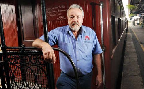 Mary Valley Heritage Railway’s general manager Jim Walker is fighting for the Rattler’s future.
